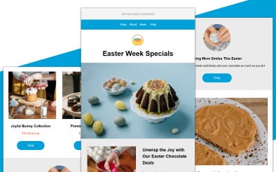 Ofertas de Semana Santa – Plantilla de correo electrónico de Mailchimp 014