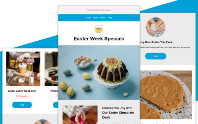 Osterwochen-Specials – Mailchimp-E-Mail-Vorlage 014