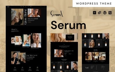 SerumX - Cosmetic Serum Shop & Beauty Products WooCommerce Elementor Theme