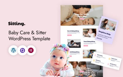Sitting – Babypflege und Babysitter WordPress CMS Elementor Vorlage