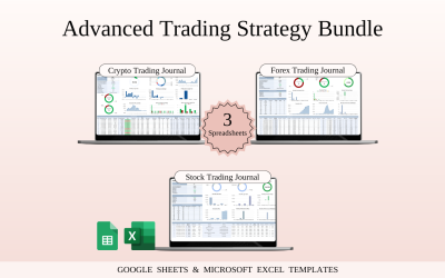 Advanced Trading Strategy Bundle | Templates Spreadsheet for Google Sheets and Excel