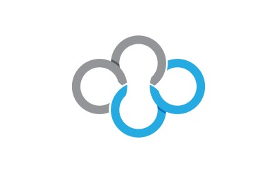 Cloud-Symbol-Illustration-Design Logo-Vorlage v1.32