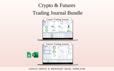 Pacote de Criptomoedas e Negociação de Futuros | Modelos de Planilhas para Planilhas Google e Excel