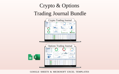Pacote de Criptomoedas e Opções para Negociação | Modelos de Planilhas para Planilhas Google e Excel