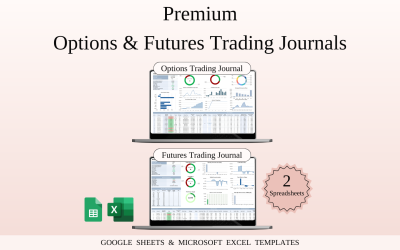 Premium Options and Futures Trading Bundle | Templates Spreadsheet for Google Sheets and Excel