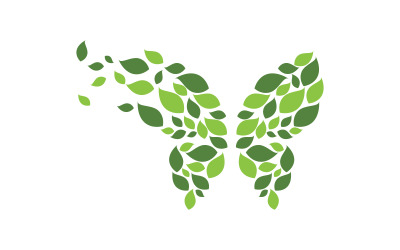 Szablon projektu ikony logo Butterfly Beauty Vector w wersji 26