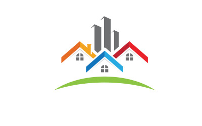 House Property concept icon logo template v.163