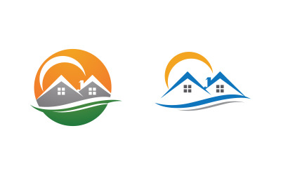 House Property concept icon logo template v.171
