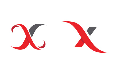 X Letter Branding design Logo Template illustration v.26