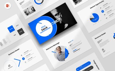 Creatieve Pitch Deck-presentatiesjabloon