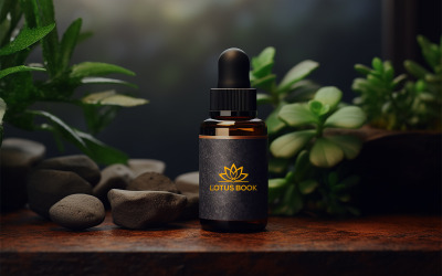 Fles mockup ontwerp | realistisch fles mockup
