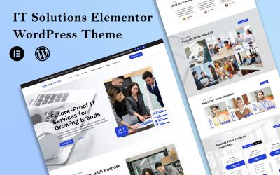 SoftSheba - Elementor WordPress-tema för IT-lösningsbyråer