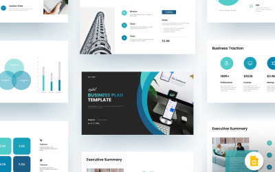 Zakelijk plan Malticolor Google Slides presentatiesjabloon