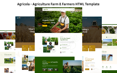 Agricola Agricultura - Modelo HTML para Fazendas e Agricultores