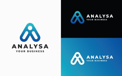 Analyssa Letter A - Abstract Arrow Ascent Logo