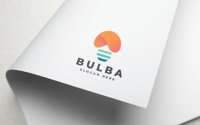 Bulba Idea Lightbulb Logo
