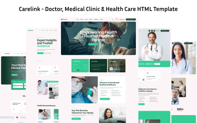 Carelink - Doctor, Medical Clinic and Health Care Template