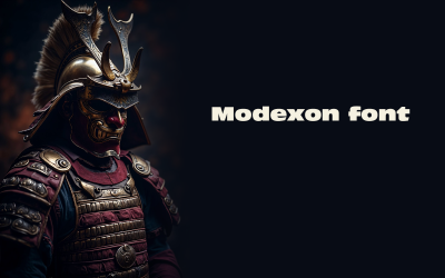 Modexon font-Regular-0122-25