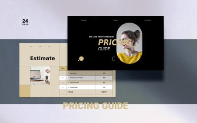 Pricing Guide Design Template