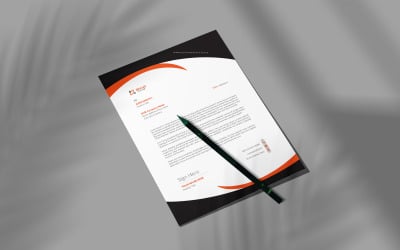 Szablon projektu czystego papieru firmowego | Format A4