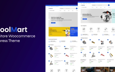 ToolMart - Thème Woocommece pour outils et accessoires