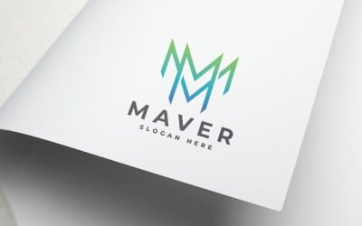 Maver Abstract M Logo Template