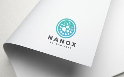 Nanox Molecular Circle Logo