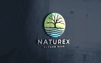 Naturex Tree and Water Logo