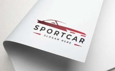 Sport Car Automotive Logo