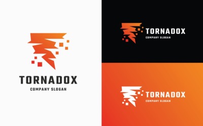 Tornadox — динамичный логотип Storm и цифрового роста