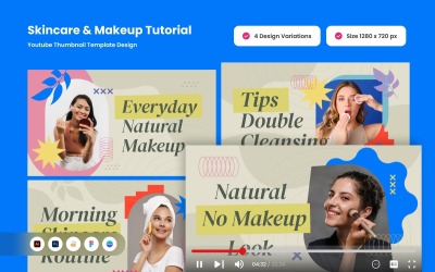 Easy Skincare and Makeup Youtube Thumbnail