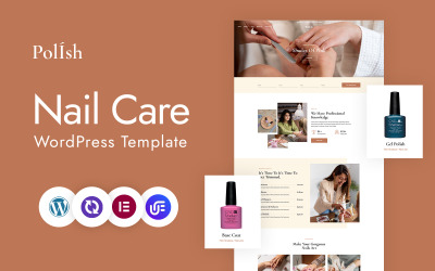 Polish – Nagelverzorging en nagellak WordPress CMS Elementor-sjabloon