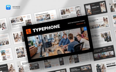 Typephone - Mobile App Keynote Template