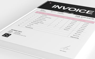 Invoice Layout Design Template