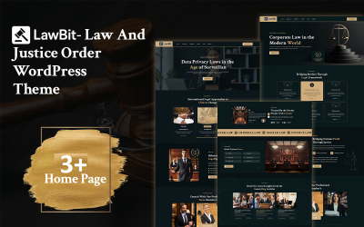 LawBit – Modern Law Firm &amp;amp; Attorney WordPress Theme