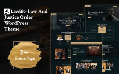 LawBit – Modern Law Firm & Attorney WordPress Theme