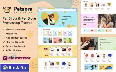 Petsora - Pet Shop & Pet Food Store Prestashop Responsive Theme