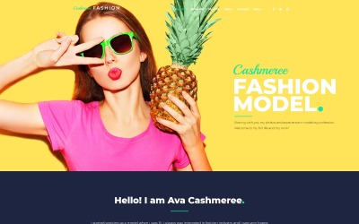 "Fashion WordPress Theme" - адаптивний WordPress шаблон №53374