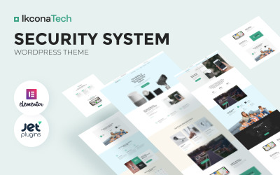 Ikcon Tech - Güvenlik Sistemi WordPress Teması