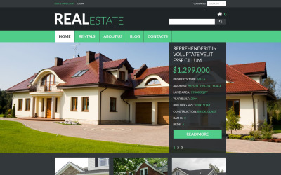 "Real Estate Services" thème VirtueMart #53353