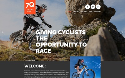 Responsywny szablon Joomla Cycling Joomla Template #53315