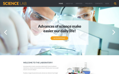 Science Lab WordPress Theme