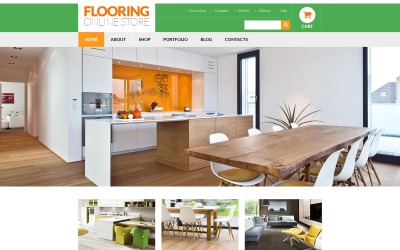 "Services de revêtement de sol" thème WooCommerce adaptatif #53306