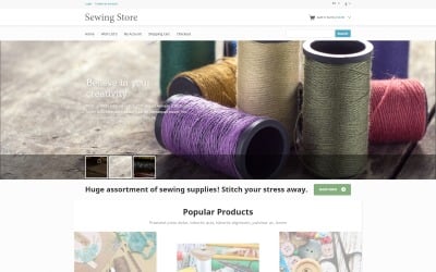 Sewing  Knitting OpenCart Template
