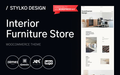 Stylko - 家居装饰及家具室内设计 WordPress 主题