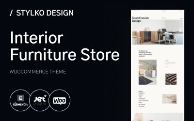 Stylko - téma WordPress pro domácí interiér a nábytek