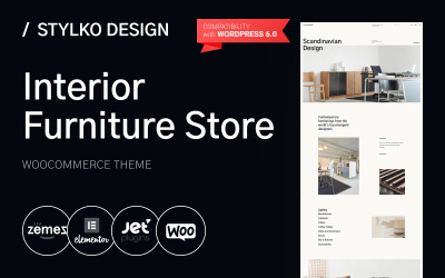 Stylko – WordPress-Theme für Wohndekoration und Möbel