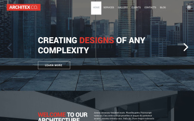 Tema WordPress per l&amp;#39;architettura