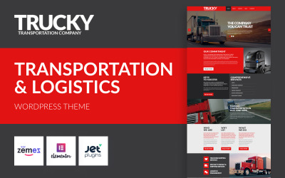 Trucky - Thème WordPress réactif pour le transport et la logistique