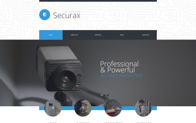 WordPress Theme namens "Sicherheitssysteme" #53386